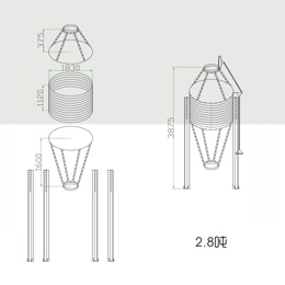 部分裝配式鋼板倉技術參數